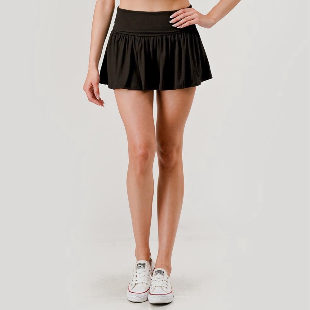 Shosho Black Mini Skirt